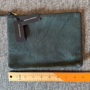 Banana Republic Green Pouch